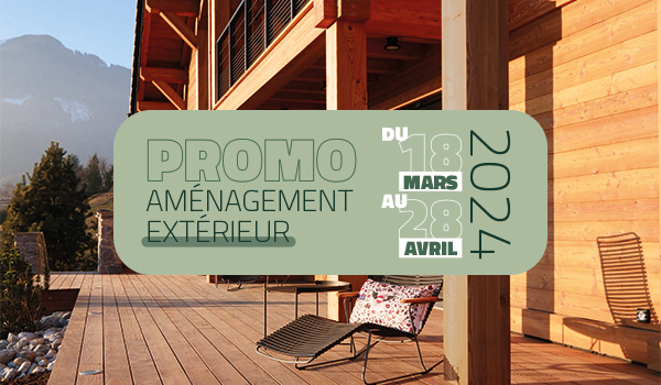 Promotion sur l'aménagement extérieur