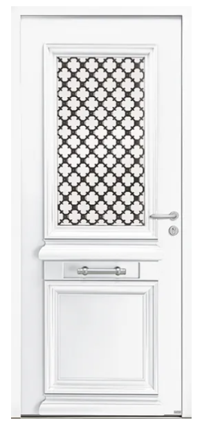 Porte Athena, en aluminium, inspiration classique