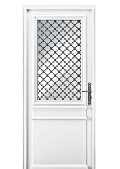 Porte Montmartre, inspiration traditionnelle, porte d'entrée en bois