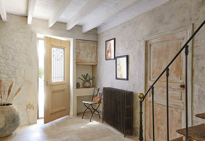 Porte Héliopolis, en bois et en aluminium (mixte), inspiration classique