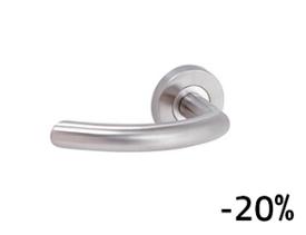 Poignée Sur Rosace - Modèle Danemark - Inox