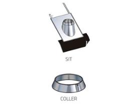 Conduit de cheminée - Solin - inox inox