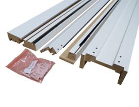 KIT DE FINITION MDF PRÉPEINT AVEC COUVRE JOINT - POUR CHÂSSIS CONFORT 2 VANTAUX