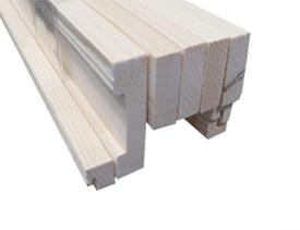 KIT DE FINITION SAPIN BROSSÉ RECOUPABLE - AVEC COUVRE JOINT