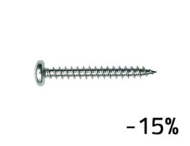 VIS BOIS TETE BOMBEE 6.5x63 FS