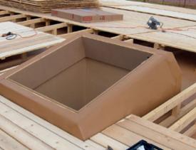 Chemise pour fenêtre de toit non bitumé