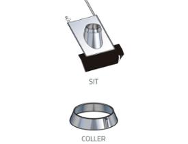 Conduit de cheminée - Solin - inox inox