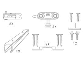 Kit Scrigno TP 80 pour porte coulissante