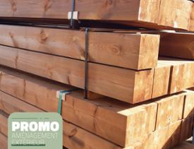 PROMO - OSSATURE CONTRECOLLÉ PIN CL.4 MARRON 190 x 190 mm