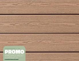 PROMO - terrasse composite silvadec LAME LISSE 23/138 BRUN EXOTIQUE