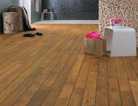 Parquet contrecollé Teck Navylam+ choix rustique ab - pré-huilé