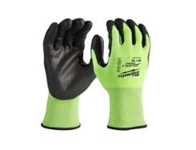 Gants anti-coupure haute visibilité niveau 3