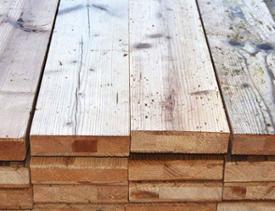 Montant de porte vieux bois pin/sapin brossé - Gamme "Plancher"