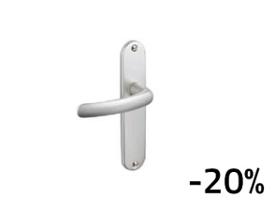 Poignée Sur Plaque - Modèle Budget Argent