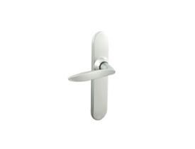 Poignée Sur Plaque - Modèle Twist Chrome Velours