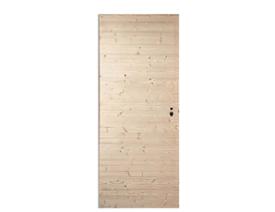 Porte intérieure Horizon Sapin à nœuds - Brossé