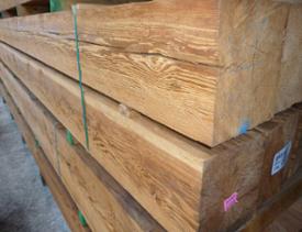 Poutre mélèze étuvé éclaté et brossé retrotimber C20