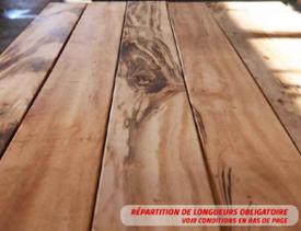 Terrasse Muiracatiara "Tiger Wood" - profil lisse