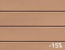 Terrasse composite Silvadec "élégance" - brun exotique