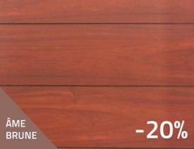 Parement à emboitement Trespa Pura "royal mahogany" matt